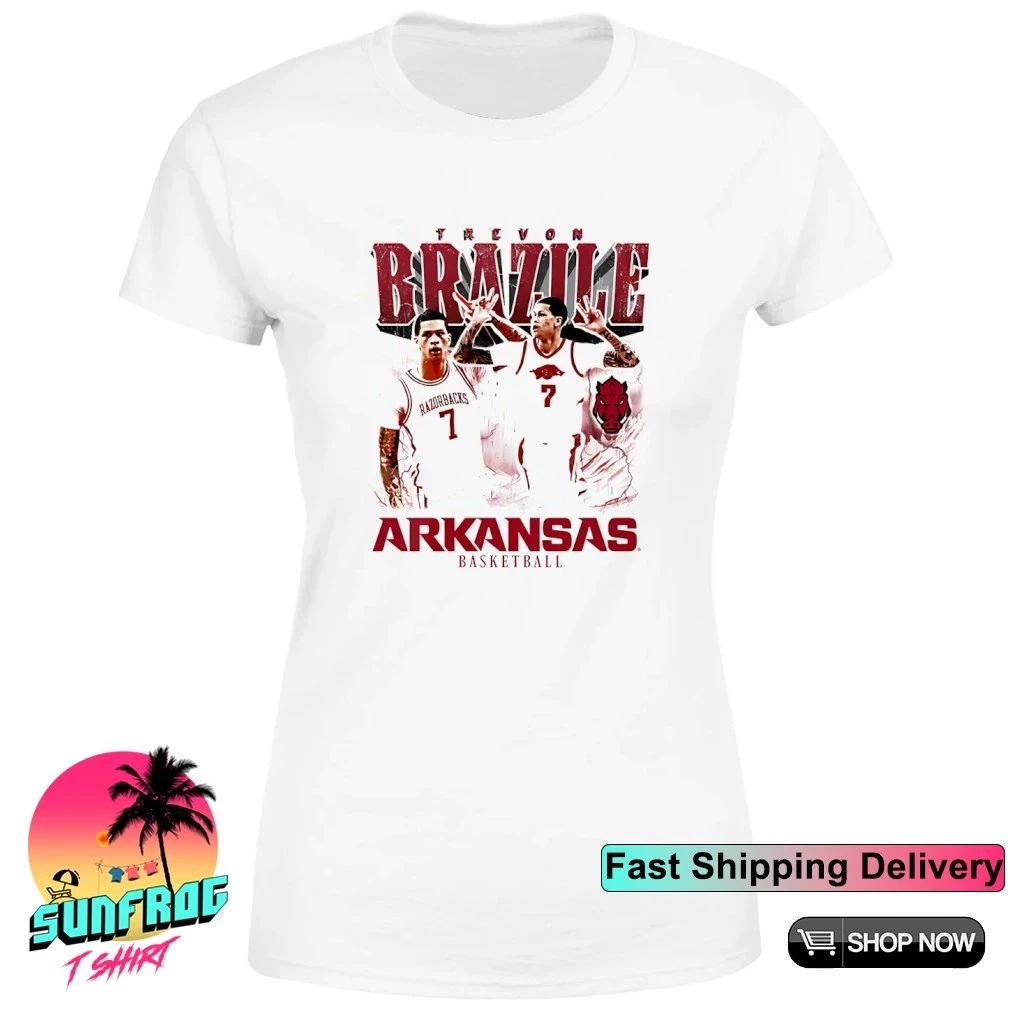 Trevon Brazile Arkansas Razorbacks 90s Graphic shirt
