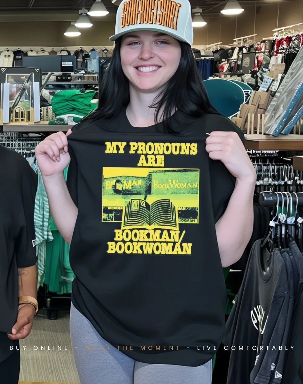 My Pronouns are BookMan BookWoman shirt