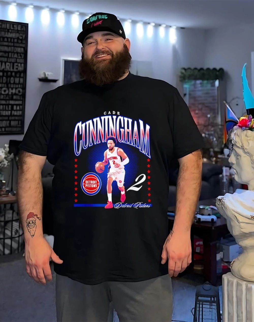 Cade Cunningham Detroit Pistons Hype graphic shirt
