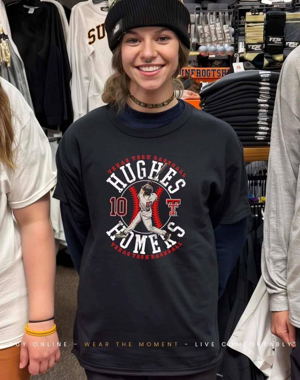 Logan Hughes Texas Tech Red Raiders Hughes Homers shirt