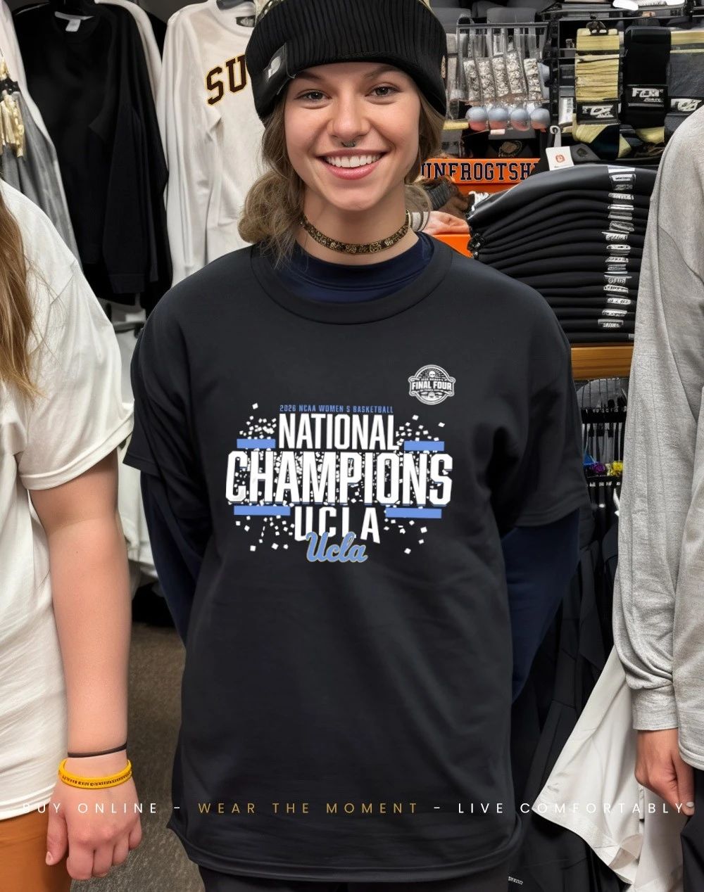 UCLA Bruins won the 2026 Women’s Basketball National Champions shirt