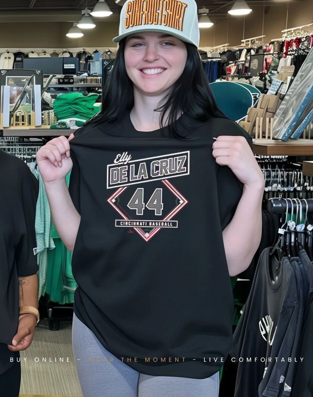 Elly De La Cruz Cincinnati Reds no 44 Classic Diamond shirt