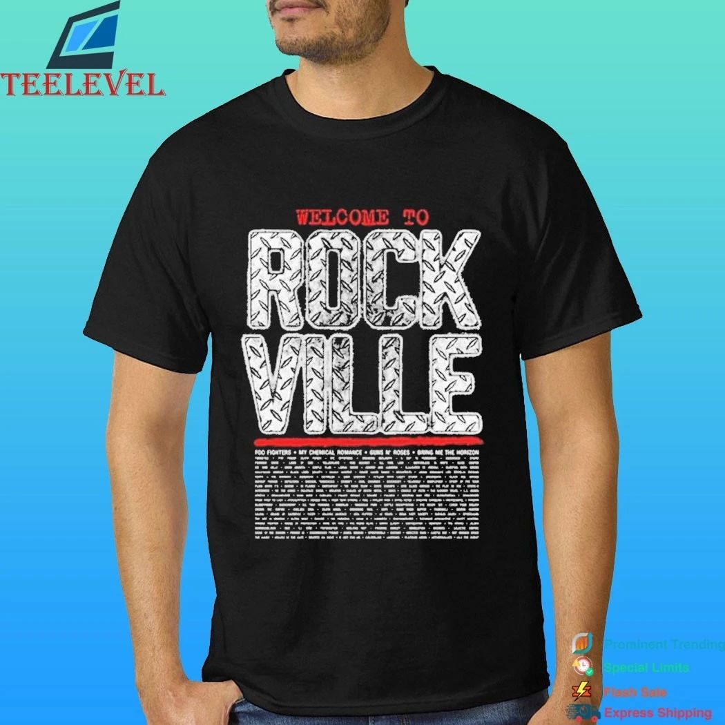 Dwp Diamond Plate Welcome To Rockville Shirt