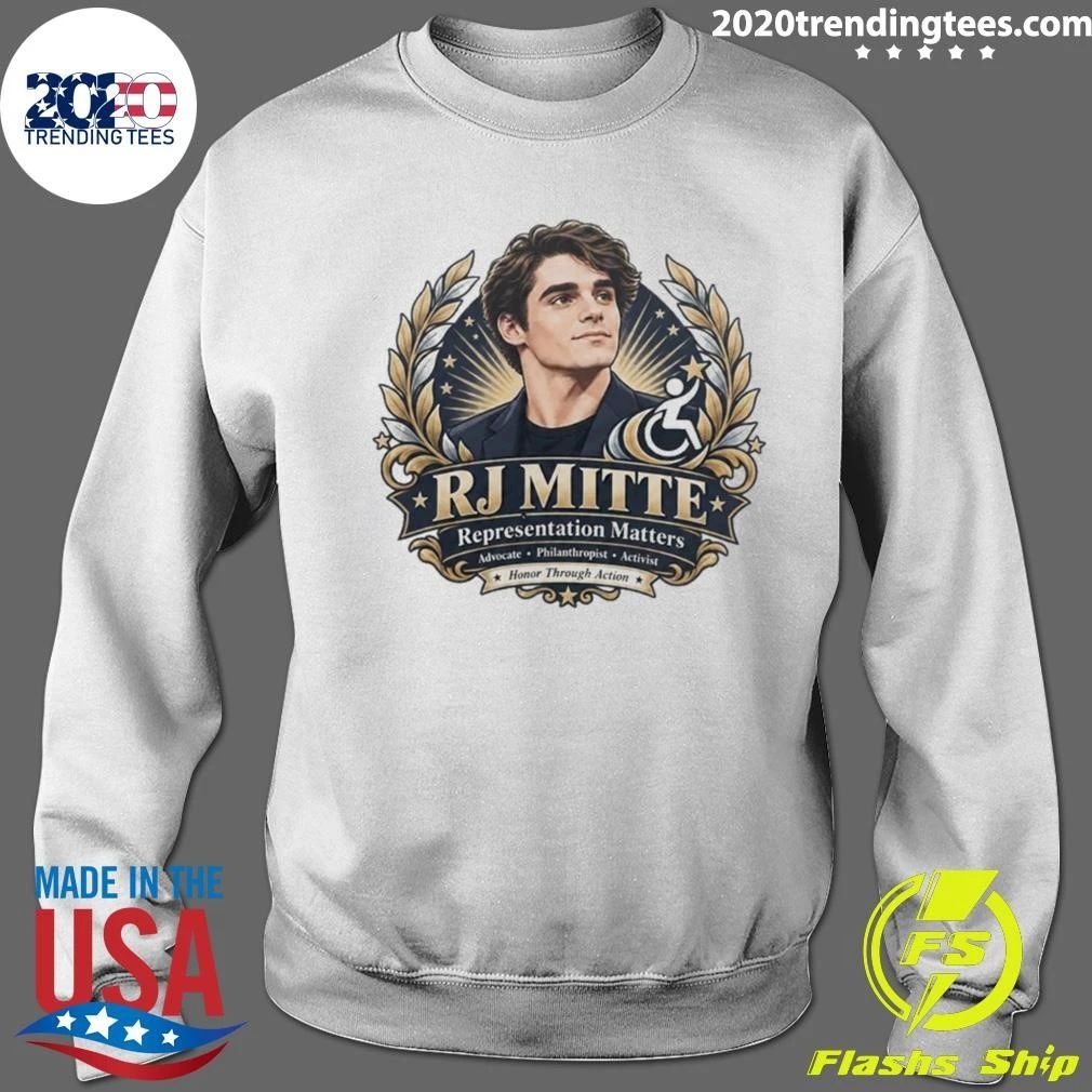 RJ Mitte Representation Matters Honor Through Action Shirt