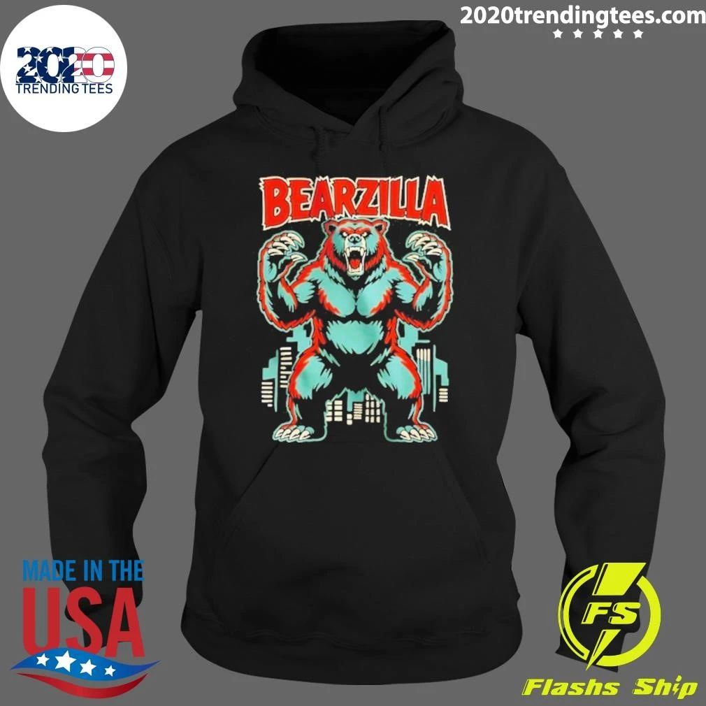 Bearzilla Bear Godzilla Monster Kaiju Shirt