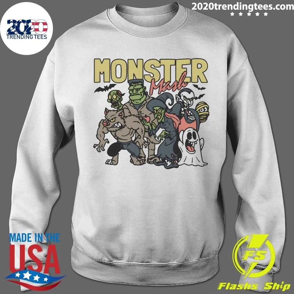 Monster Mash Squad Spooky Halloween Vintage Shirt