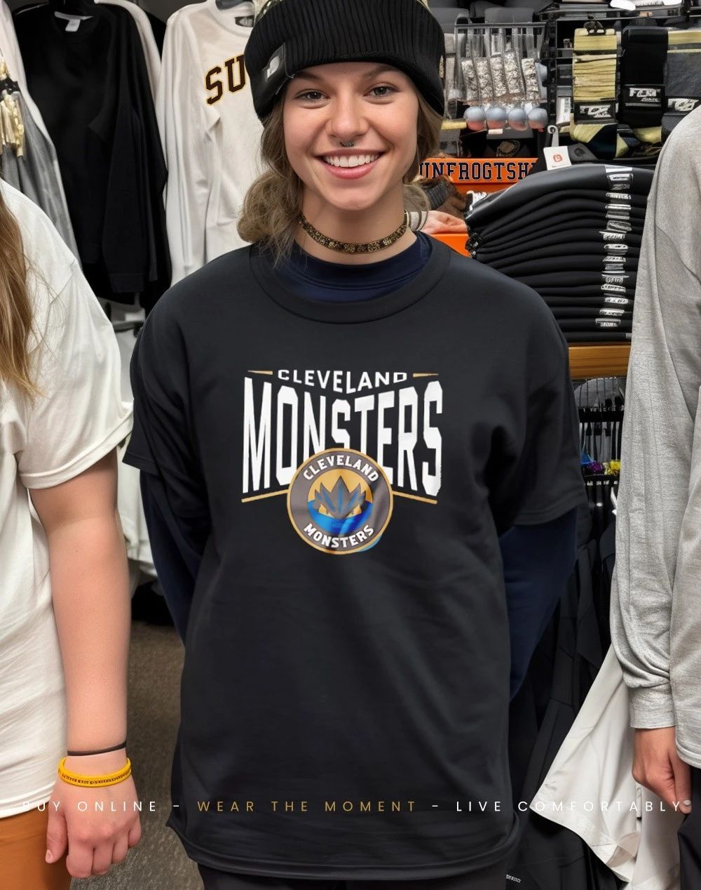 Cleveland Monsters Full Fandom logo shirt