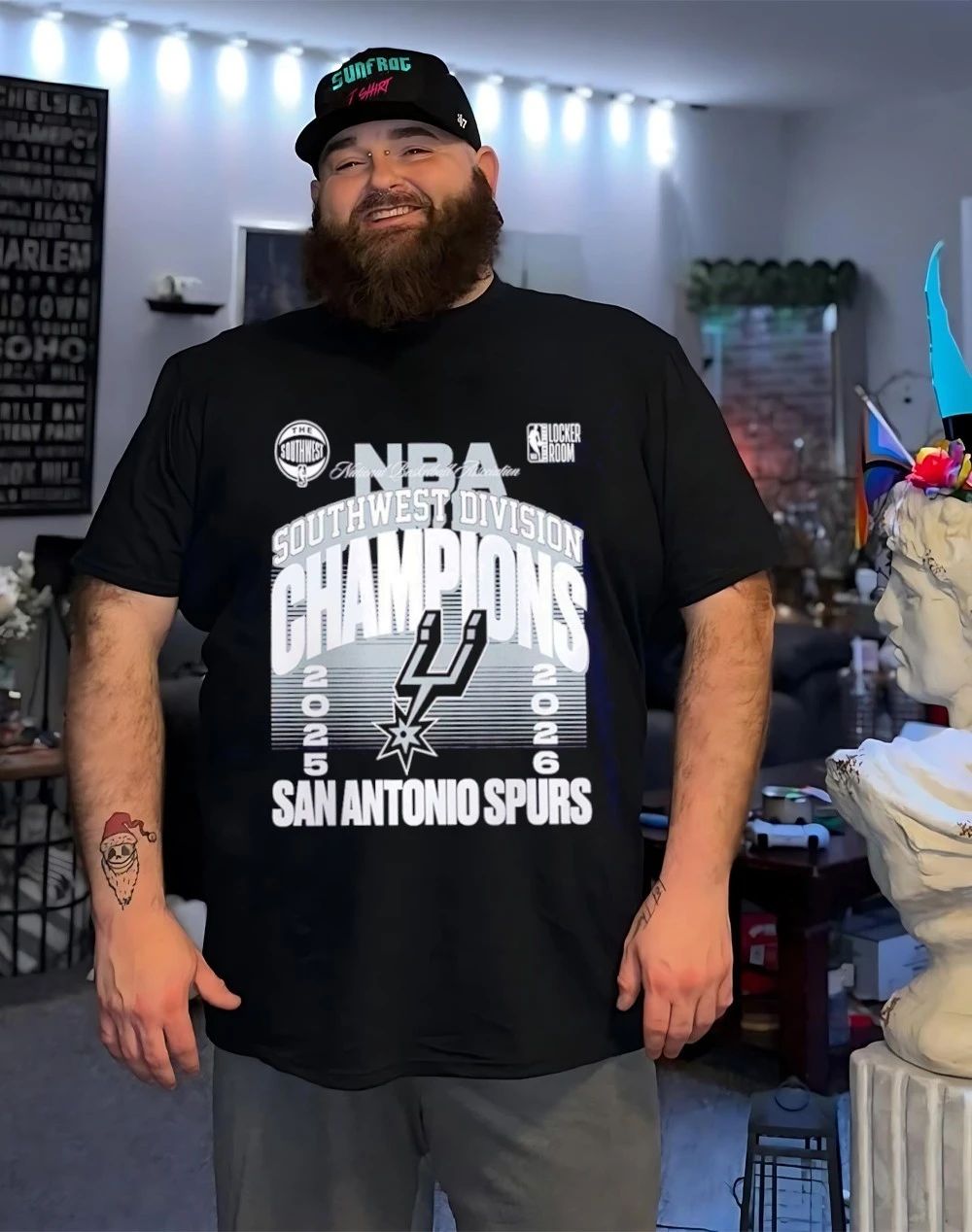 San Antonio Spurs 2026 NBA Southwest Division Champions Locker Room shirt