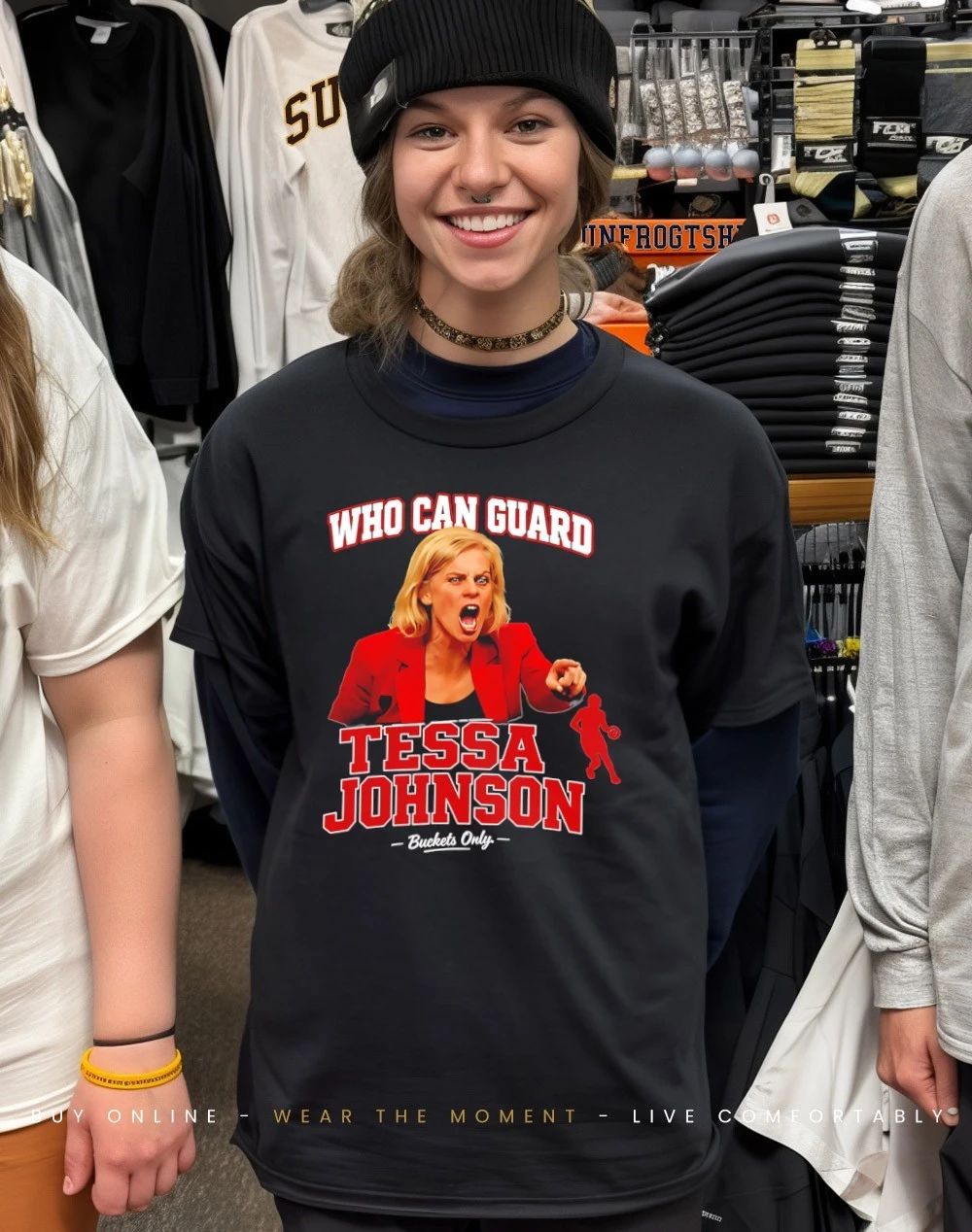 Buckets Only Who Can Guard Tessa Johnson shirt