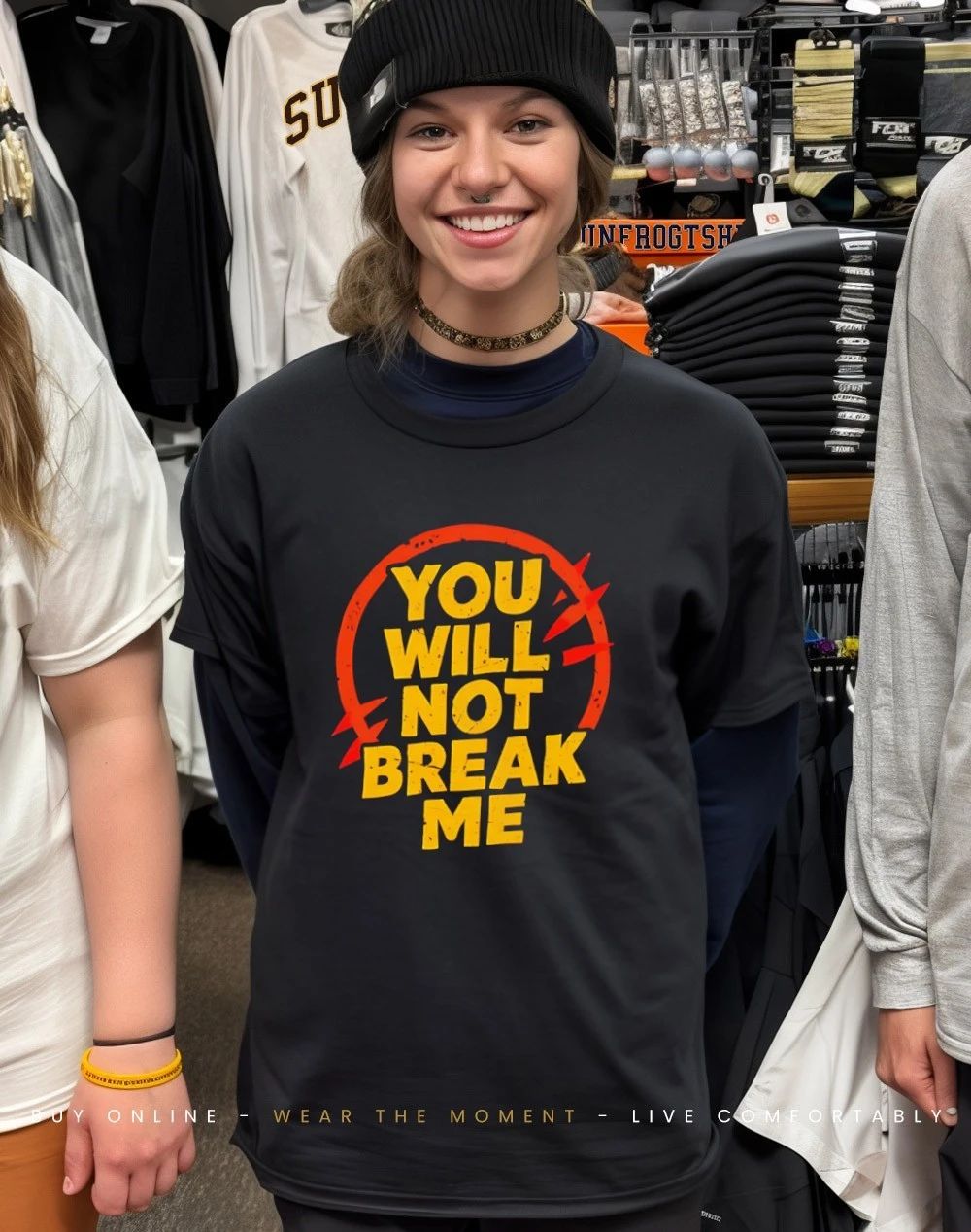 You Will Not Break Me Dungeon Crawler Carl text shirt