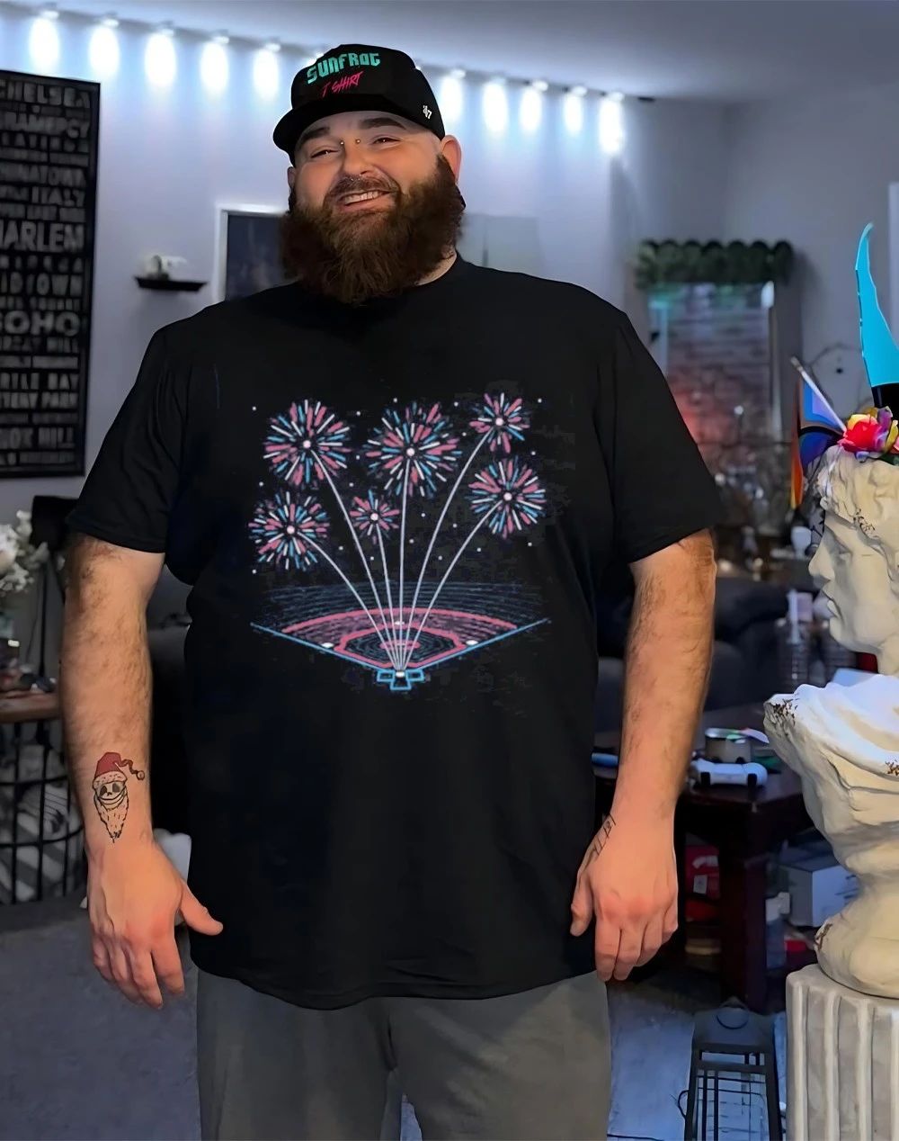Bombs Bursting In Air Baseball shirt