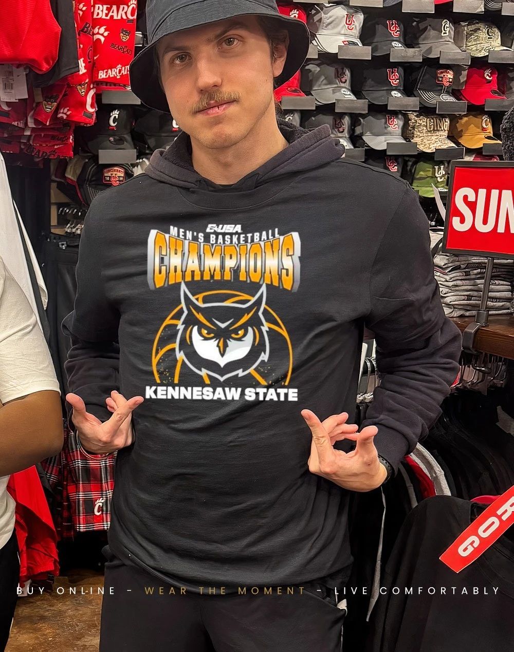 Kennesaw State Owls 2026 Conference USA Men’s Basketball Champions shirt