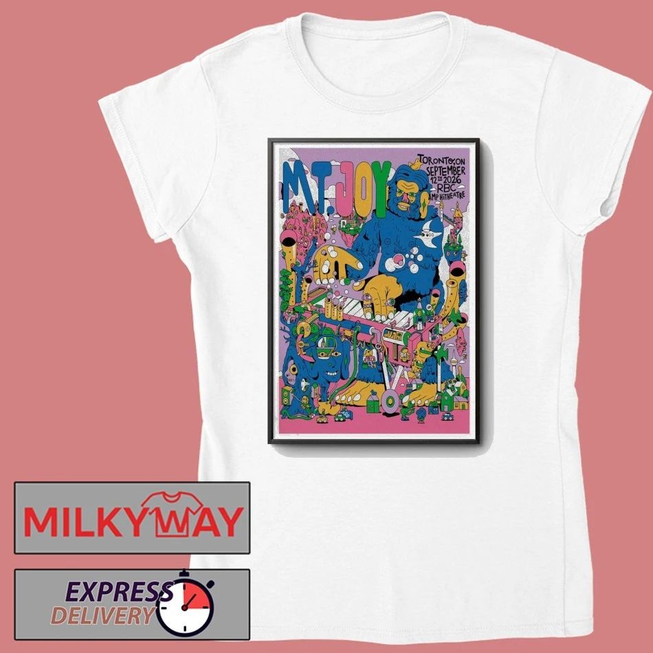 Mt. Joy Sept 12 2026 RBC Amphitheatre In Toronto ON Poster shirt