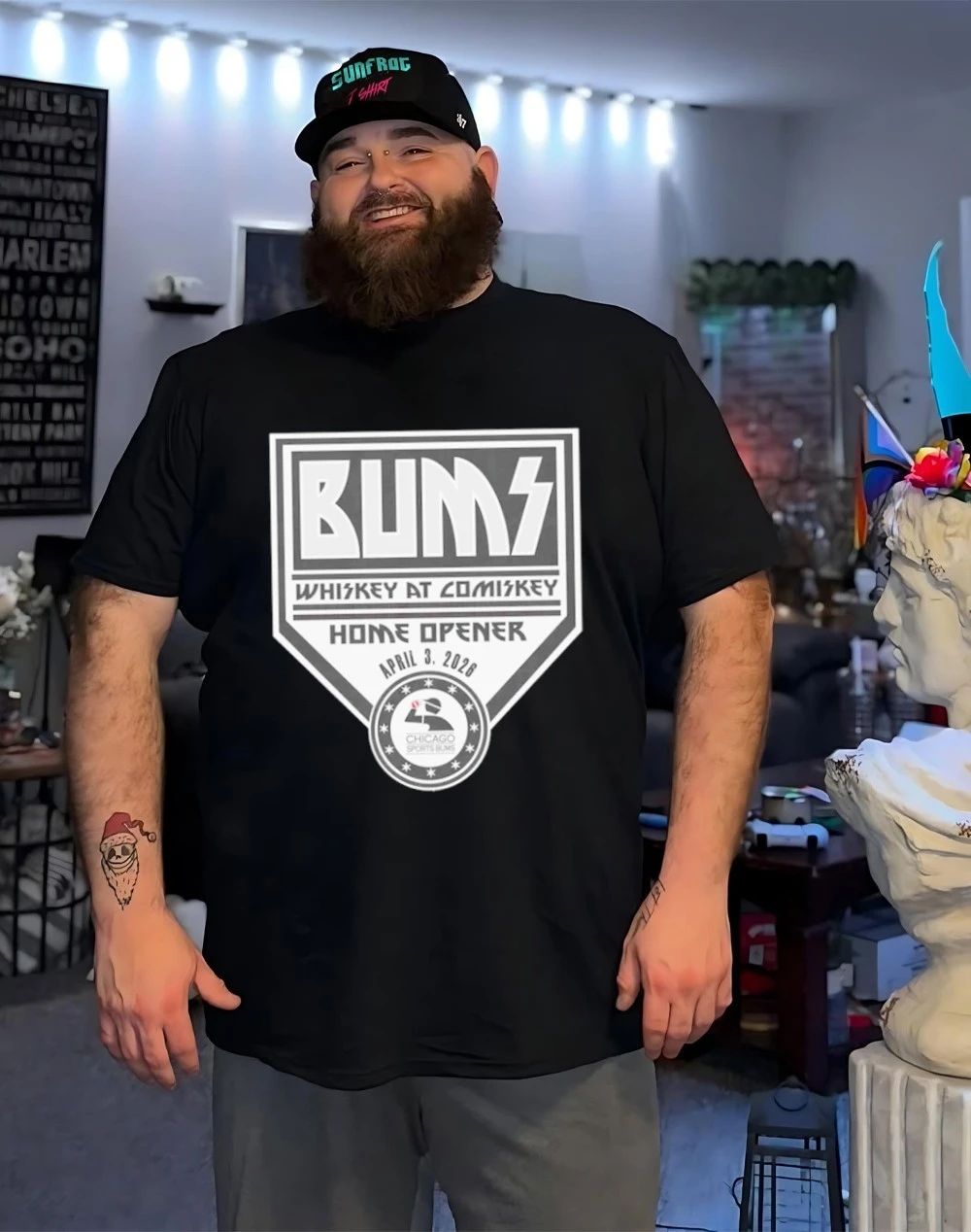 Bums whiskey at comiskey home opener Chicago shirt