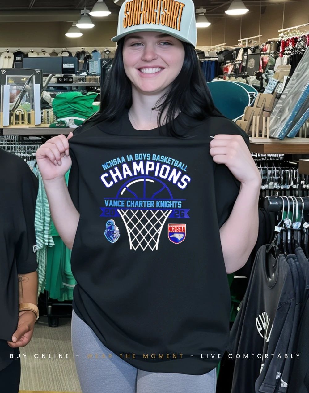 Vance Charter Knights 1A Boys Basketball Champions 2026 shirt