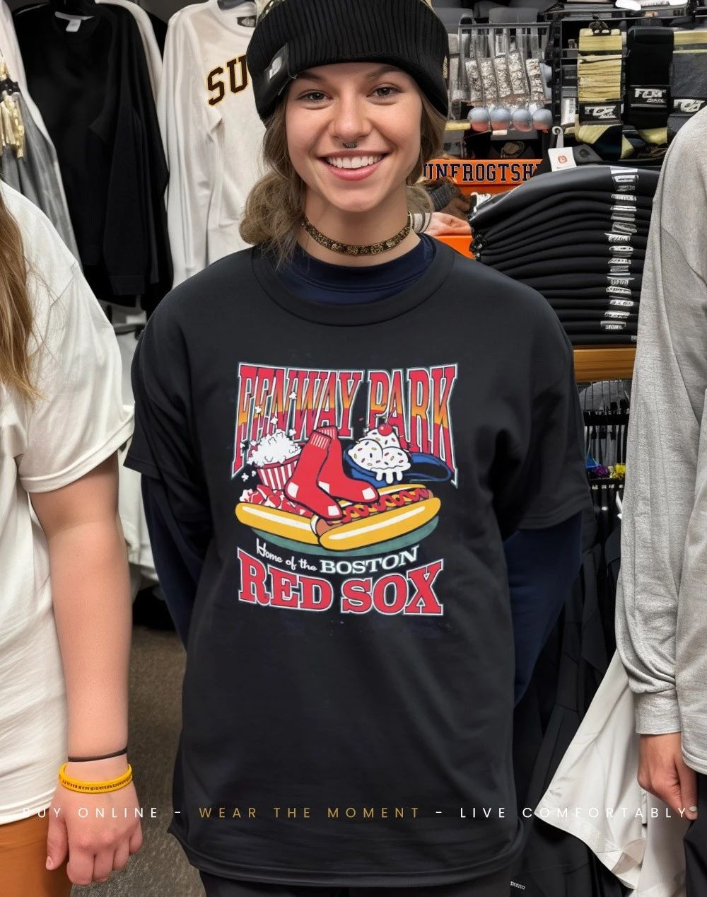 Fenway Park Home of the Boston Red Sox hot dog shirt