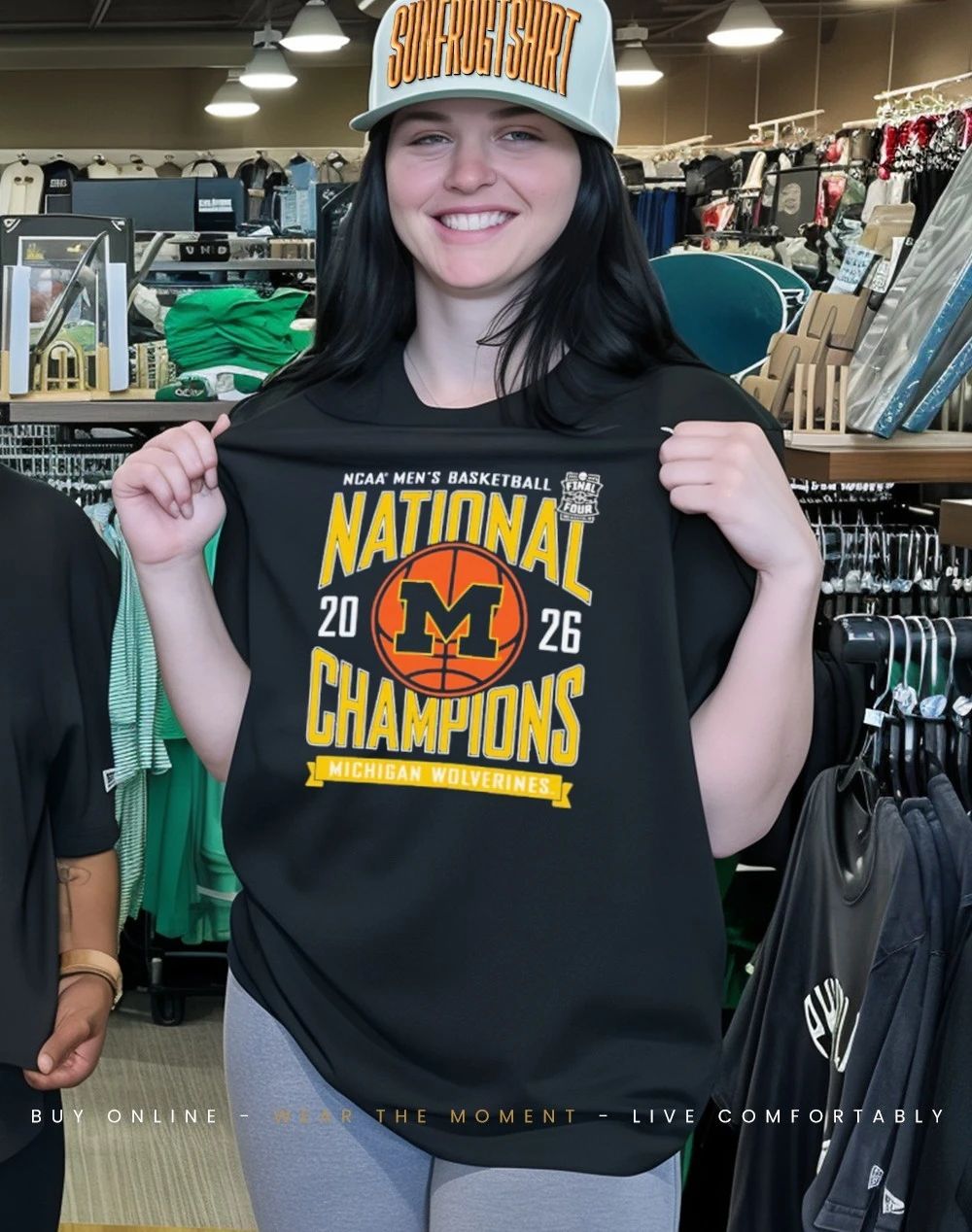 Michigan Wolverines 2026 NCAA Men’s Basketball National Champions Powerblend shirt