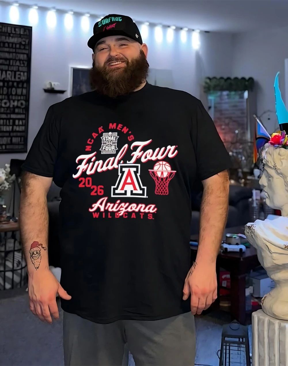 2026 NCAA Men’s Final Four Arizona Wildcats Basketball shirt
