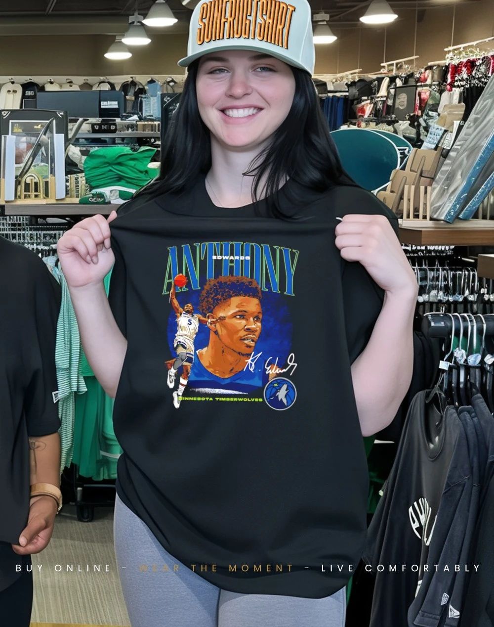 Anthony Edwards Minnesota Timberwolves Dual shirt