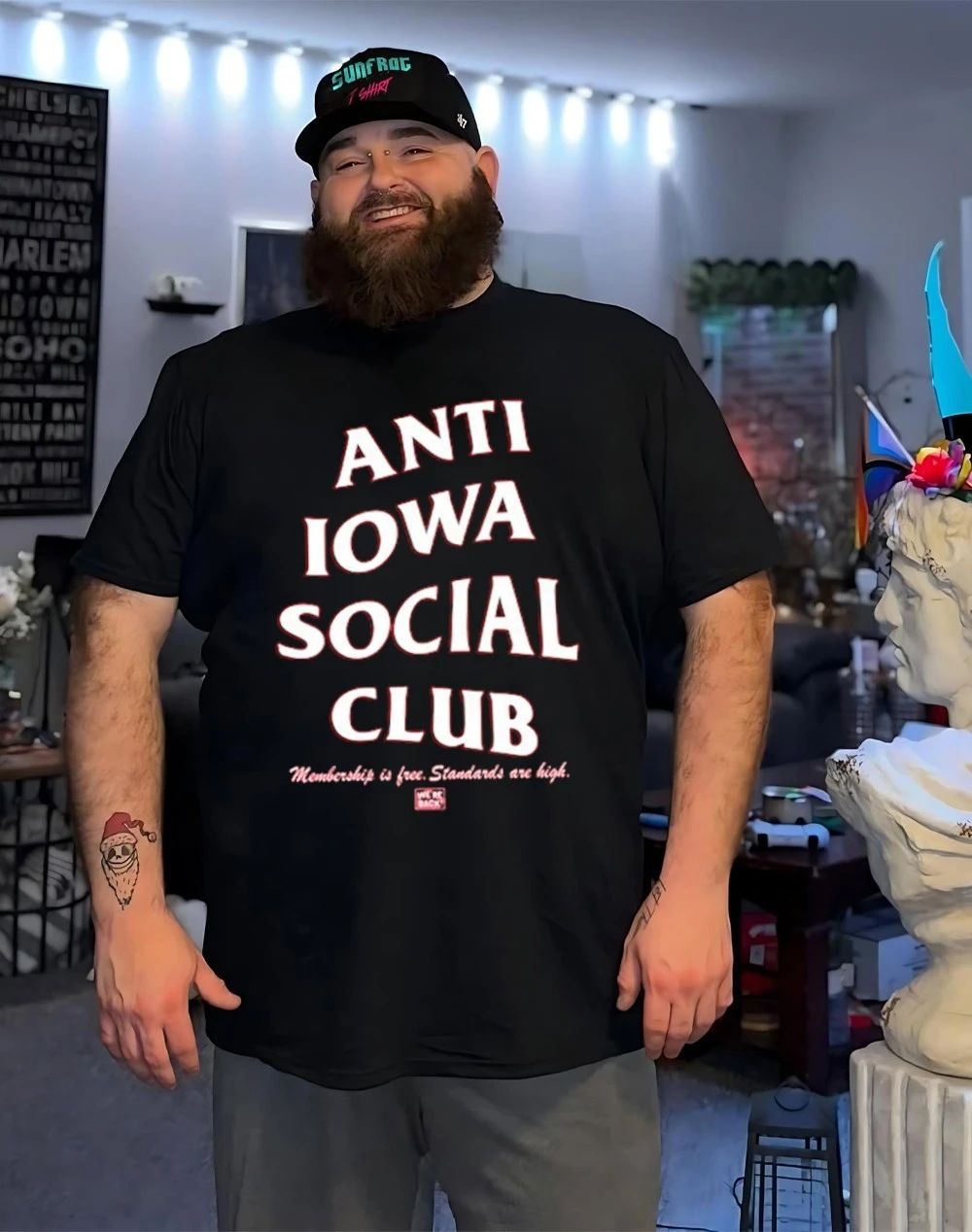 Nebraska Cornhuskers Anti Iowa Social Club shirt