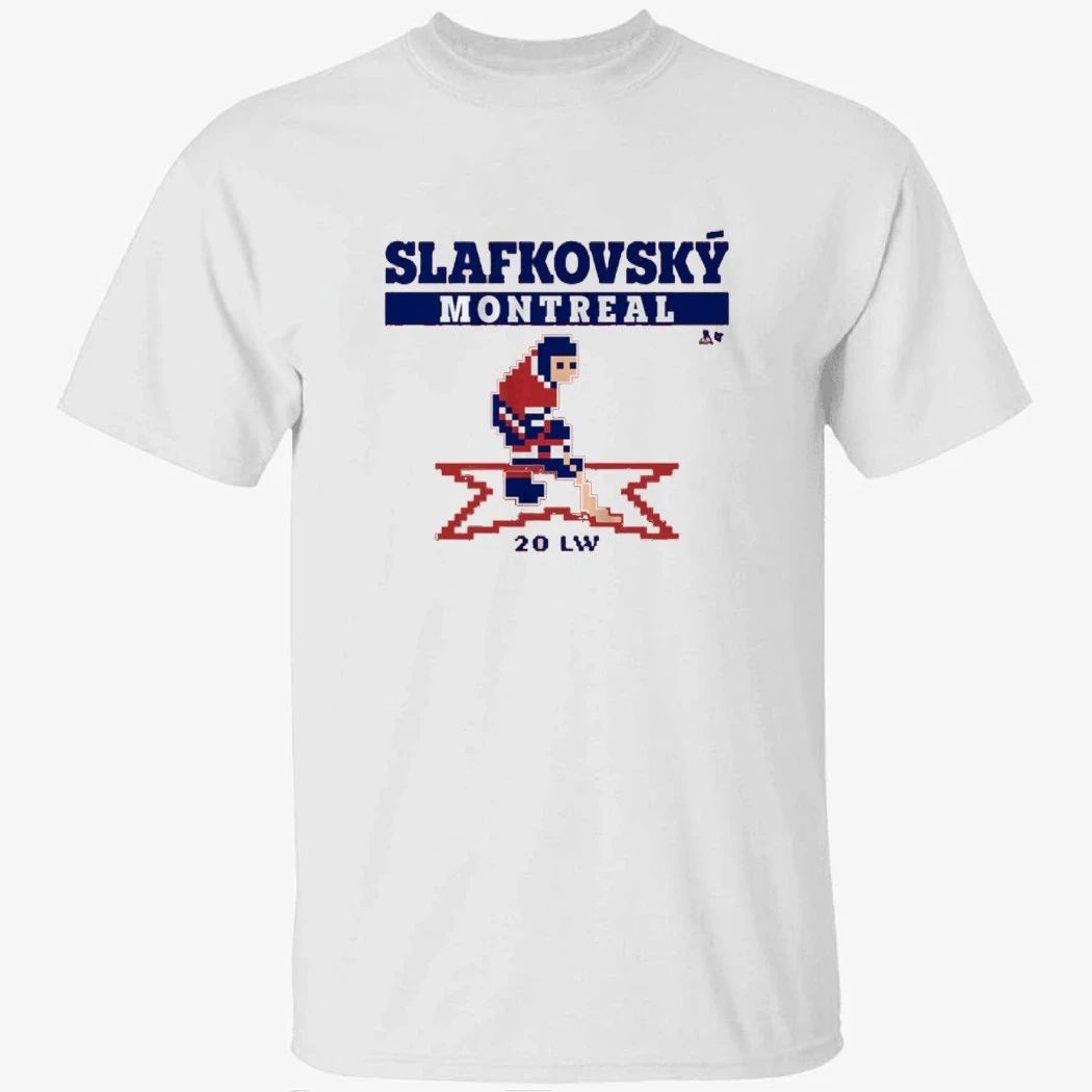 Juraj Slafkovsky Montreal Retro Hockey T-Shirt