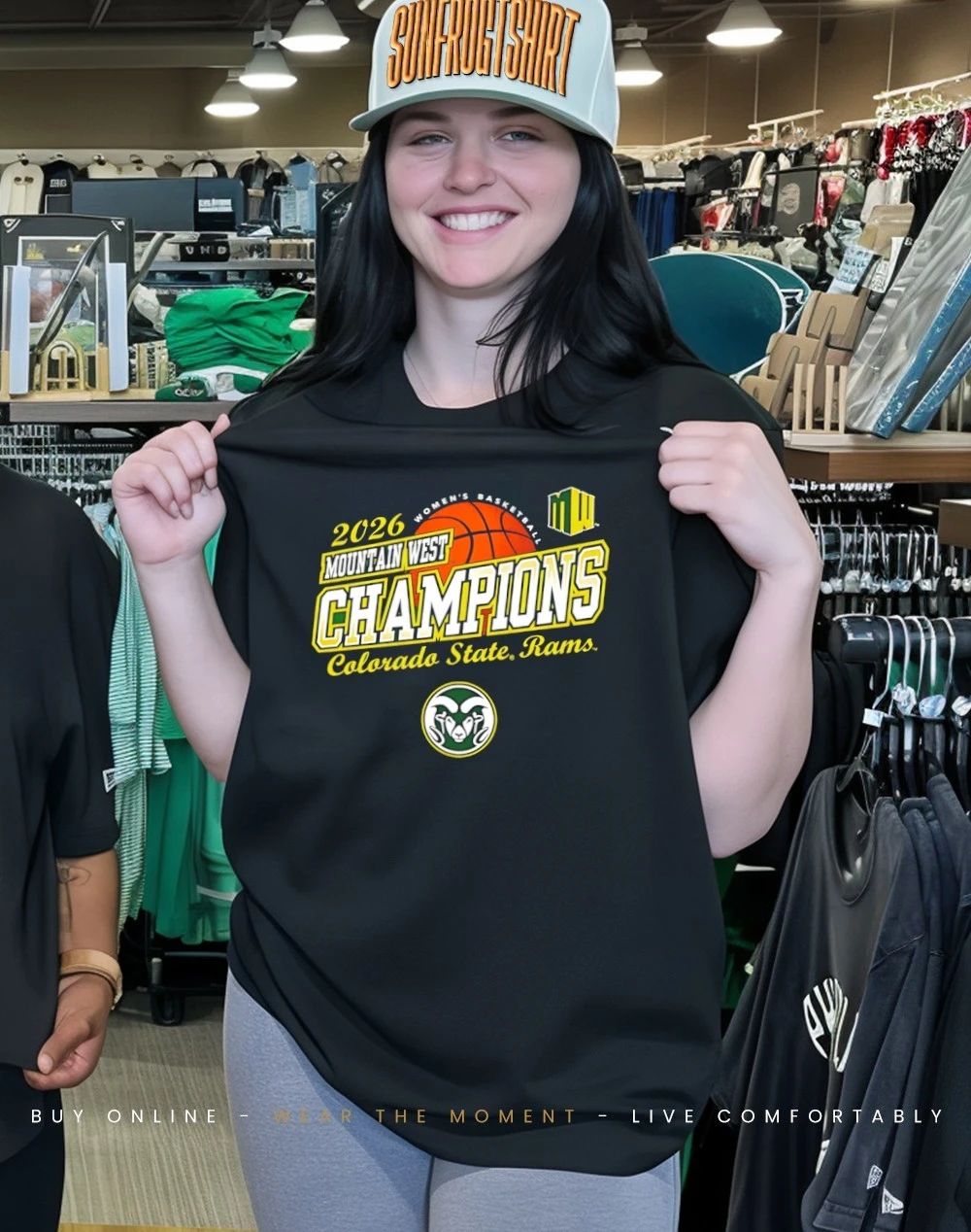 Colorado State Rams Women’s Basketball 2026 Mountain West Tournament Champions shirt