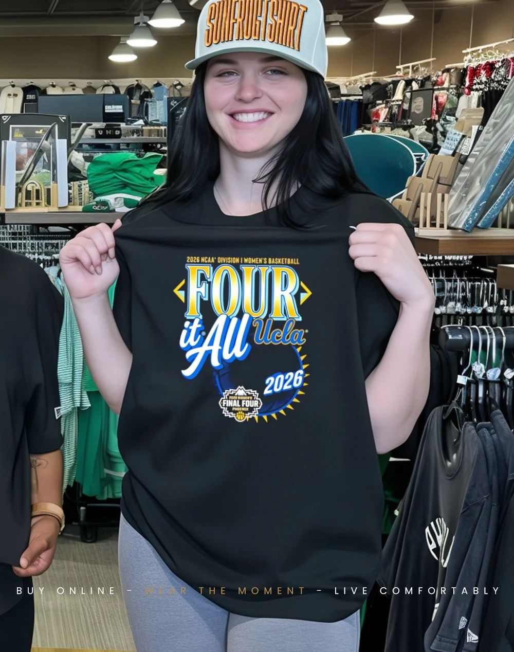 UCLA Bruins 2026 NCAA Women’s Basketball Tournament March Madness Final Four Zone Move shirt