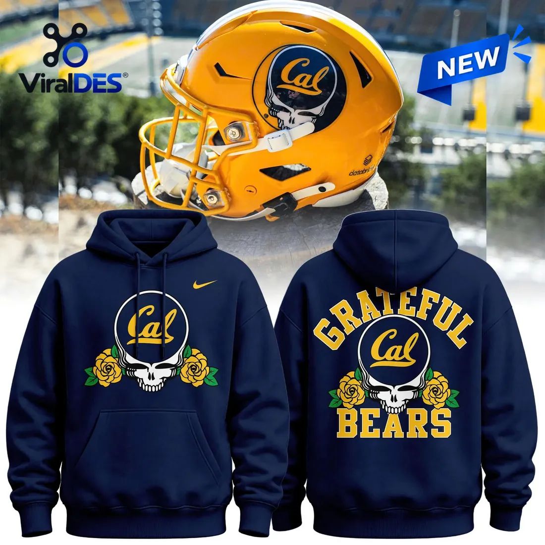 California Golden Bears Grateful Dead Hoodie