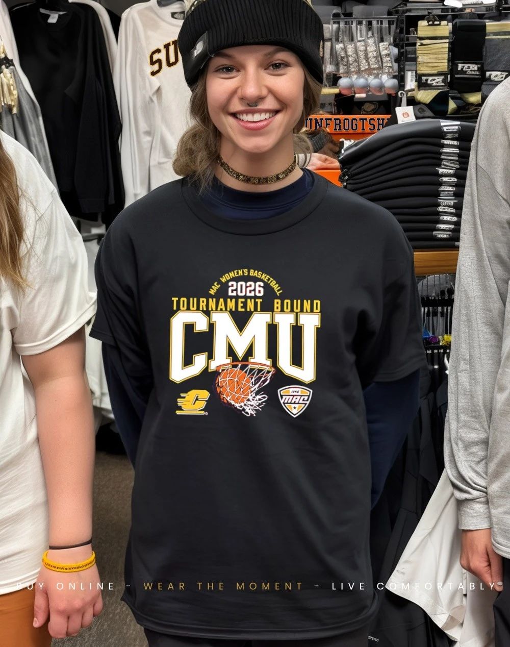 Central Michigan Chippewas MAC 2026 WBB Tournament Bound shirt