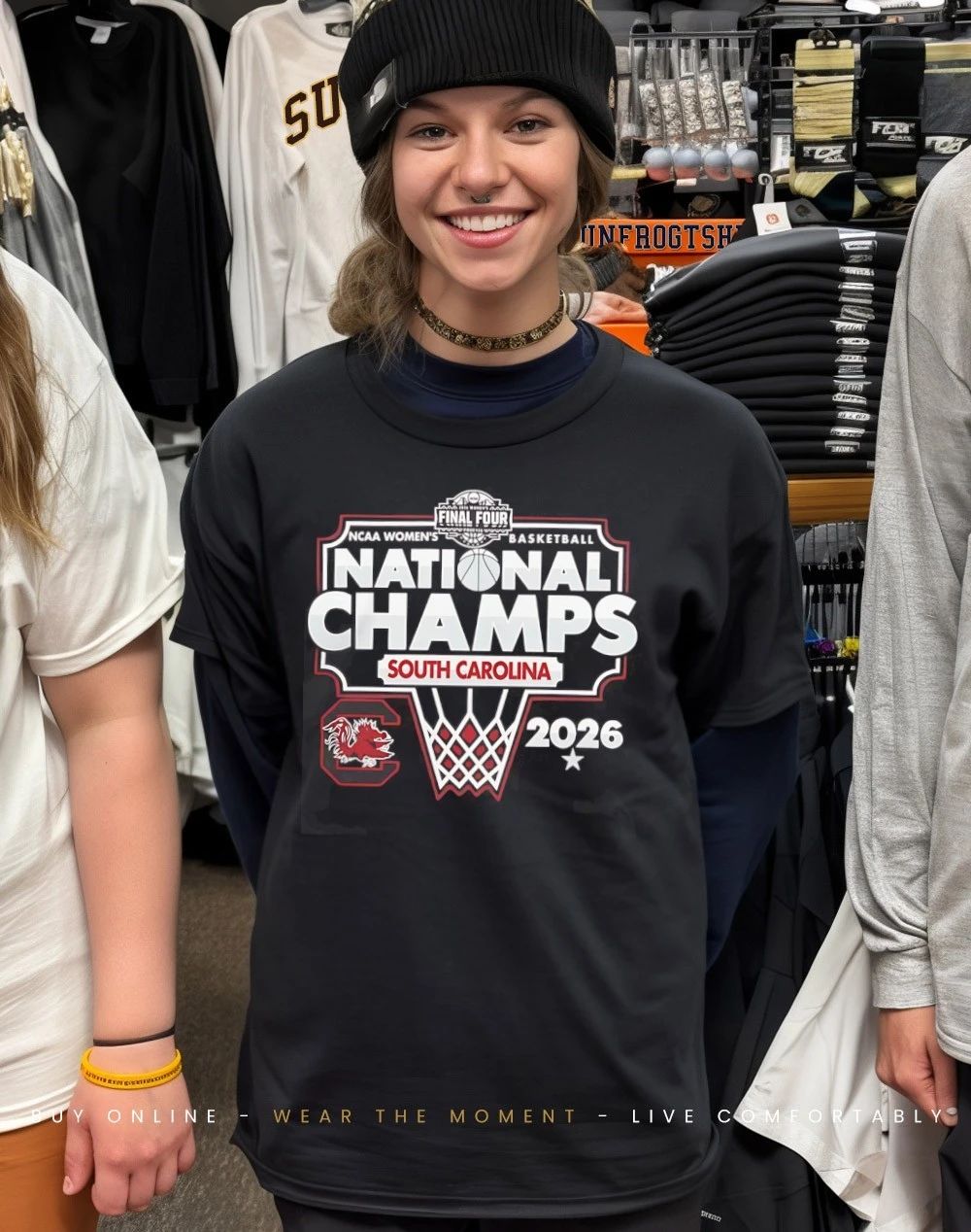South Carolina Gamecocks 2026 NCAA Women’s Basketball National Champions shirt
