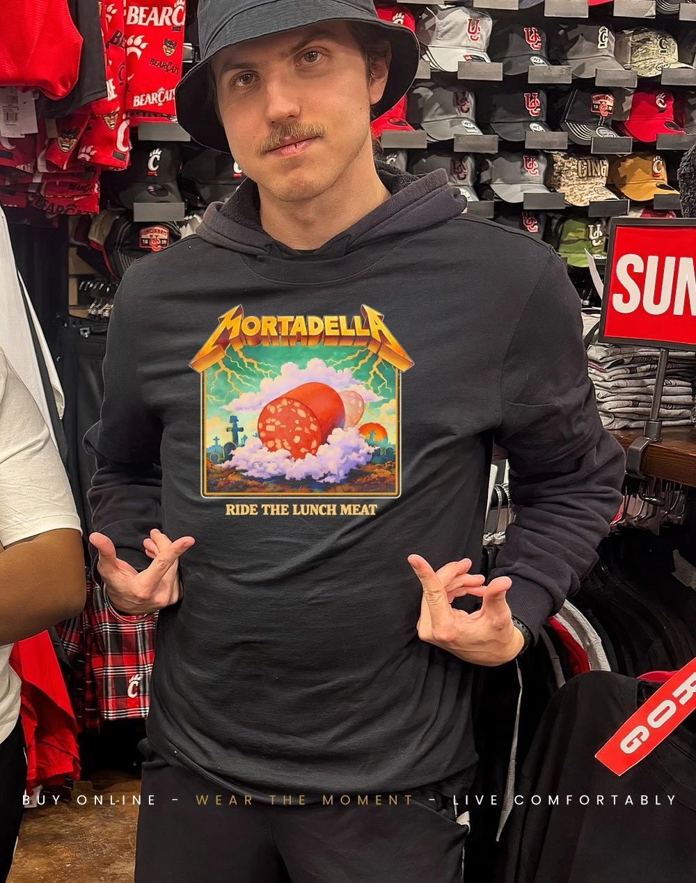 Mortadella ride the lunch meat shirt