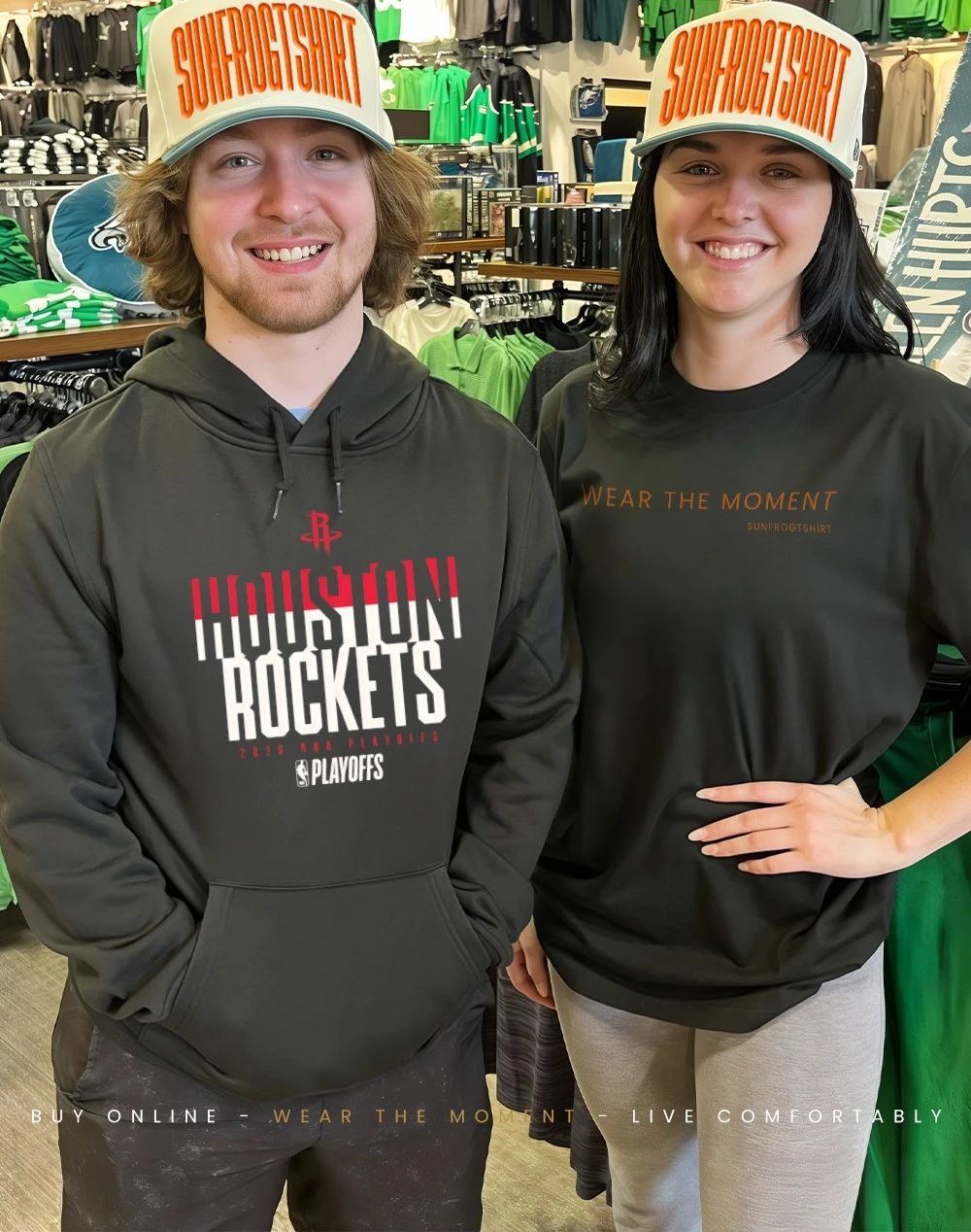 Houston Rockets 2026 NBA Playoffs Stacked Up shirt