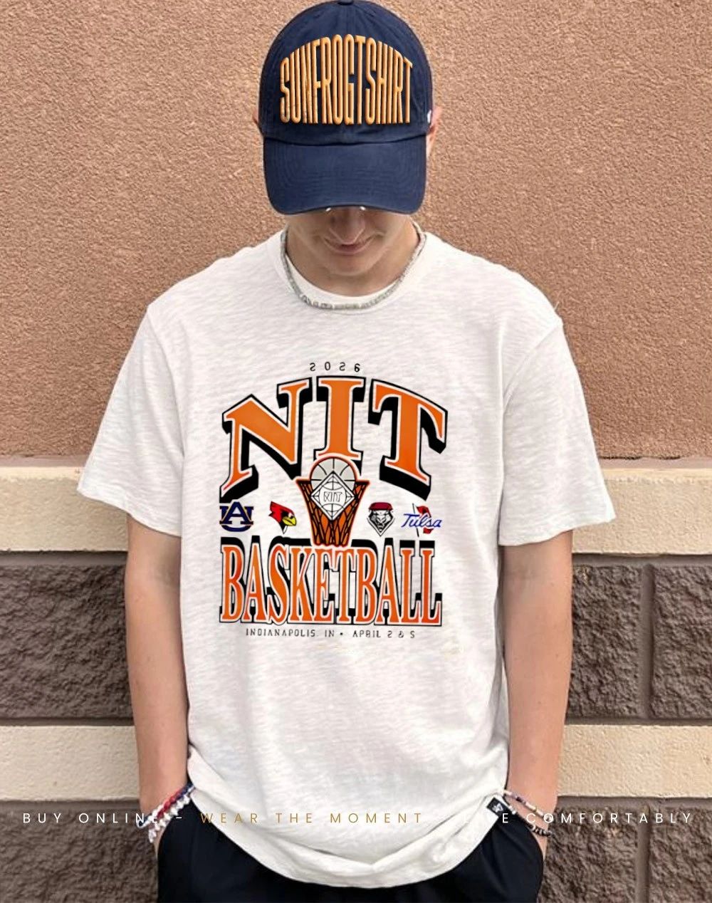 NIT Basketball 2026 Indianapolis logos shirt