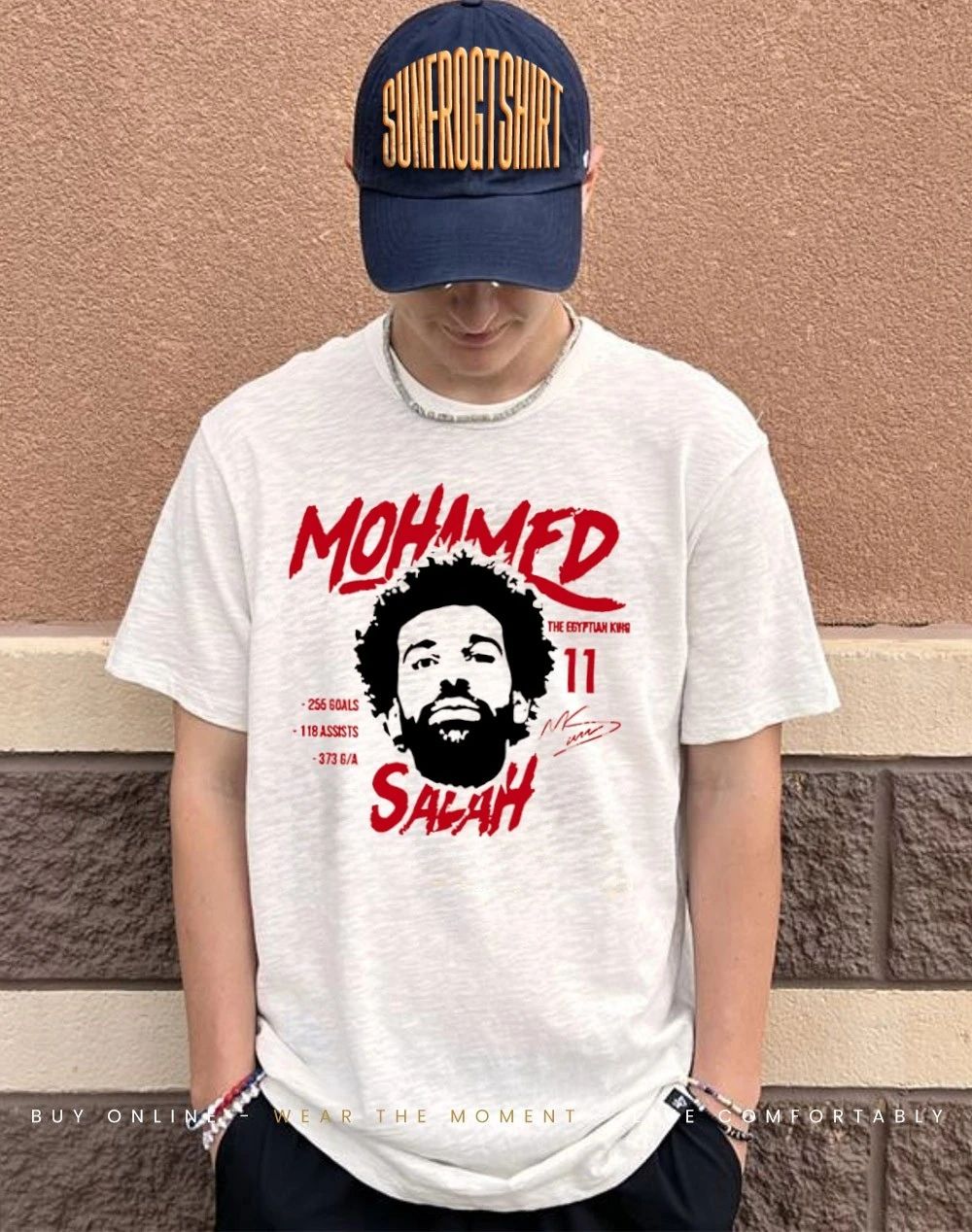 Liverpool Mohamed Salah Legend big head signature shirt
