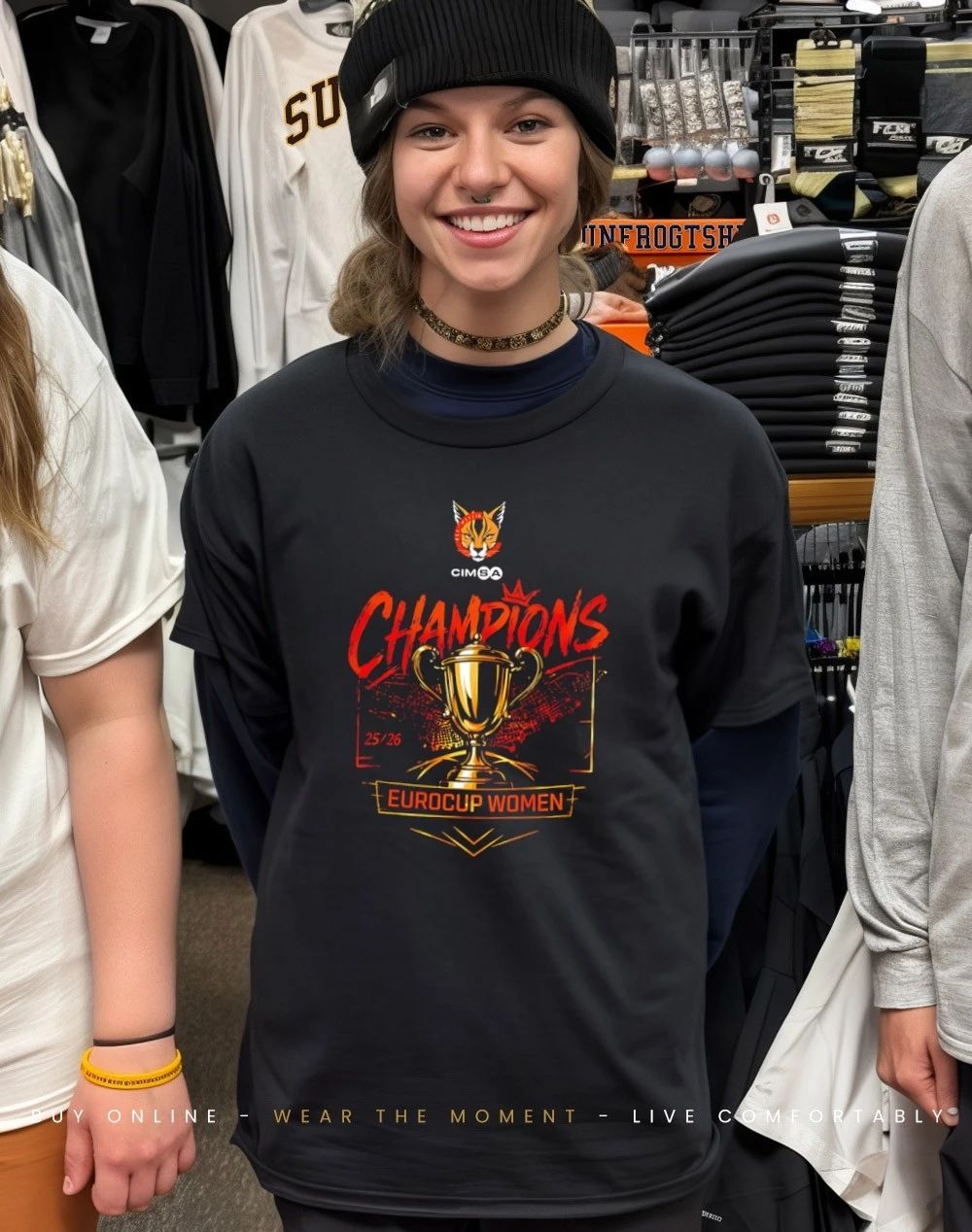 Cimsa CBK Mersin 2026 EuroCup Women Champions shirt