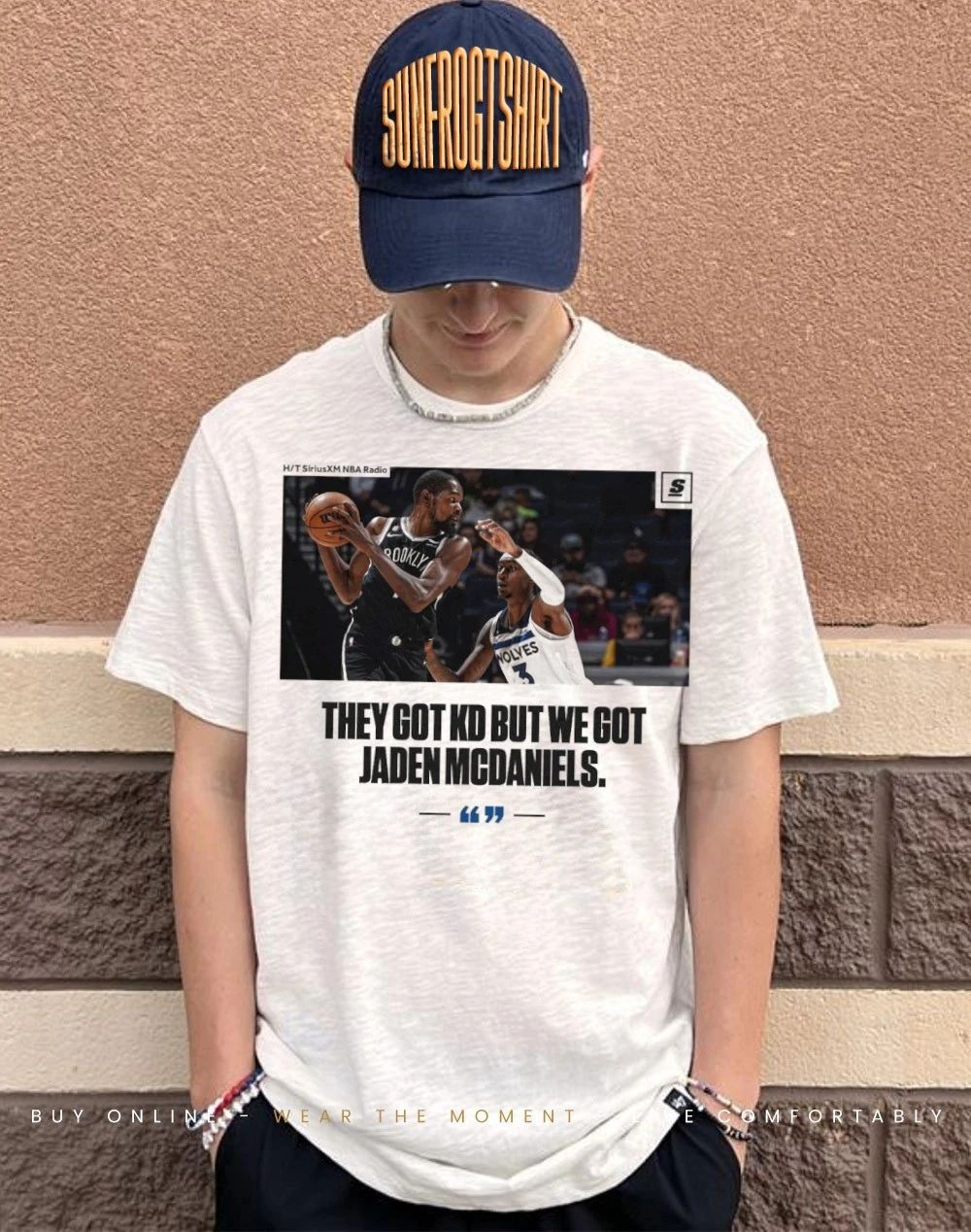 They got KD but we got Jaden McDaniels shirt