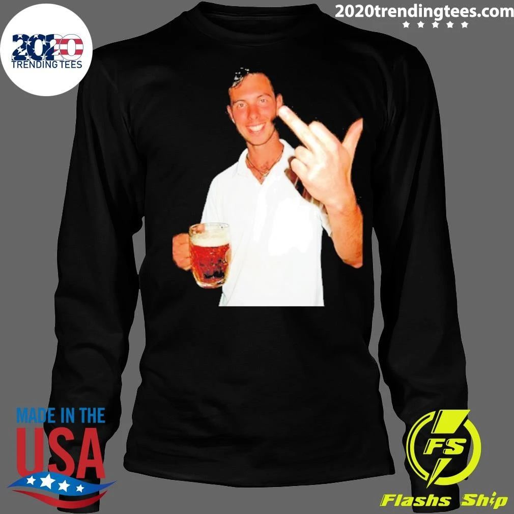 Jw Johnson Pickleball Middle Finger And Beer Shirt