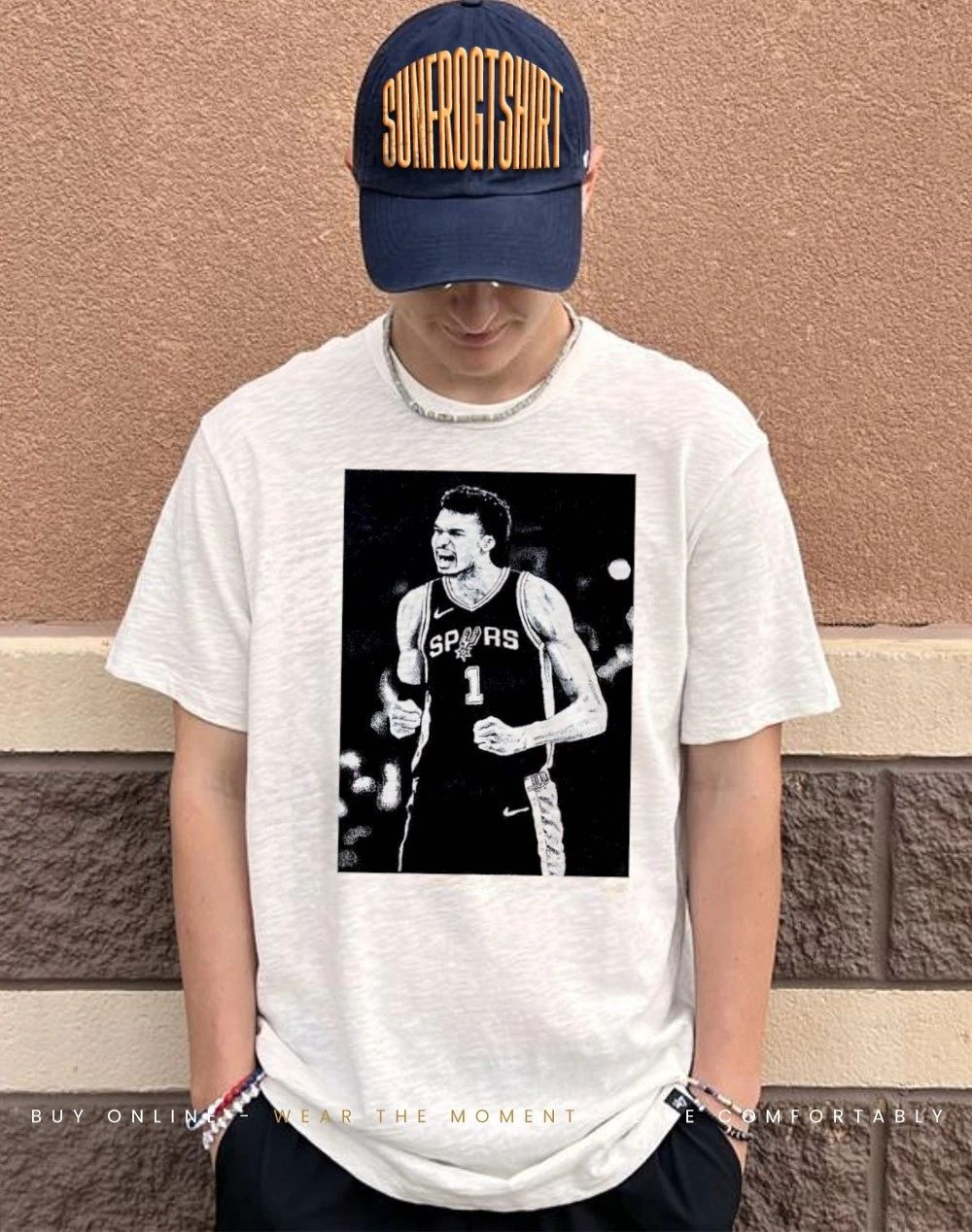 Wemby San Antonio Spurs photo shirt