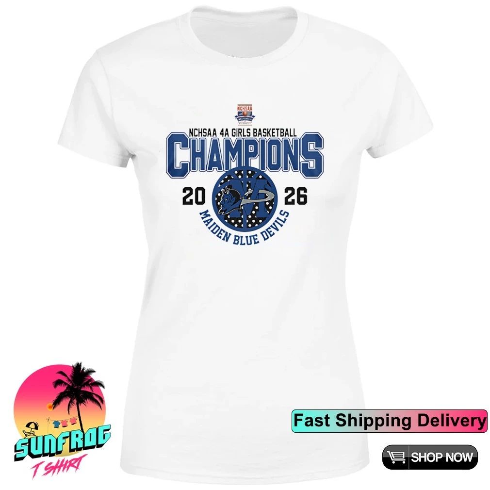 Maiden Blue Devils NCHSAA 4A Girls Basketball Champions 2026 shirt