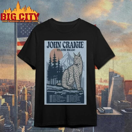 LIMITED Poster Jobi Riccio x John Craigie Tour 2026 – Portrait Shirt