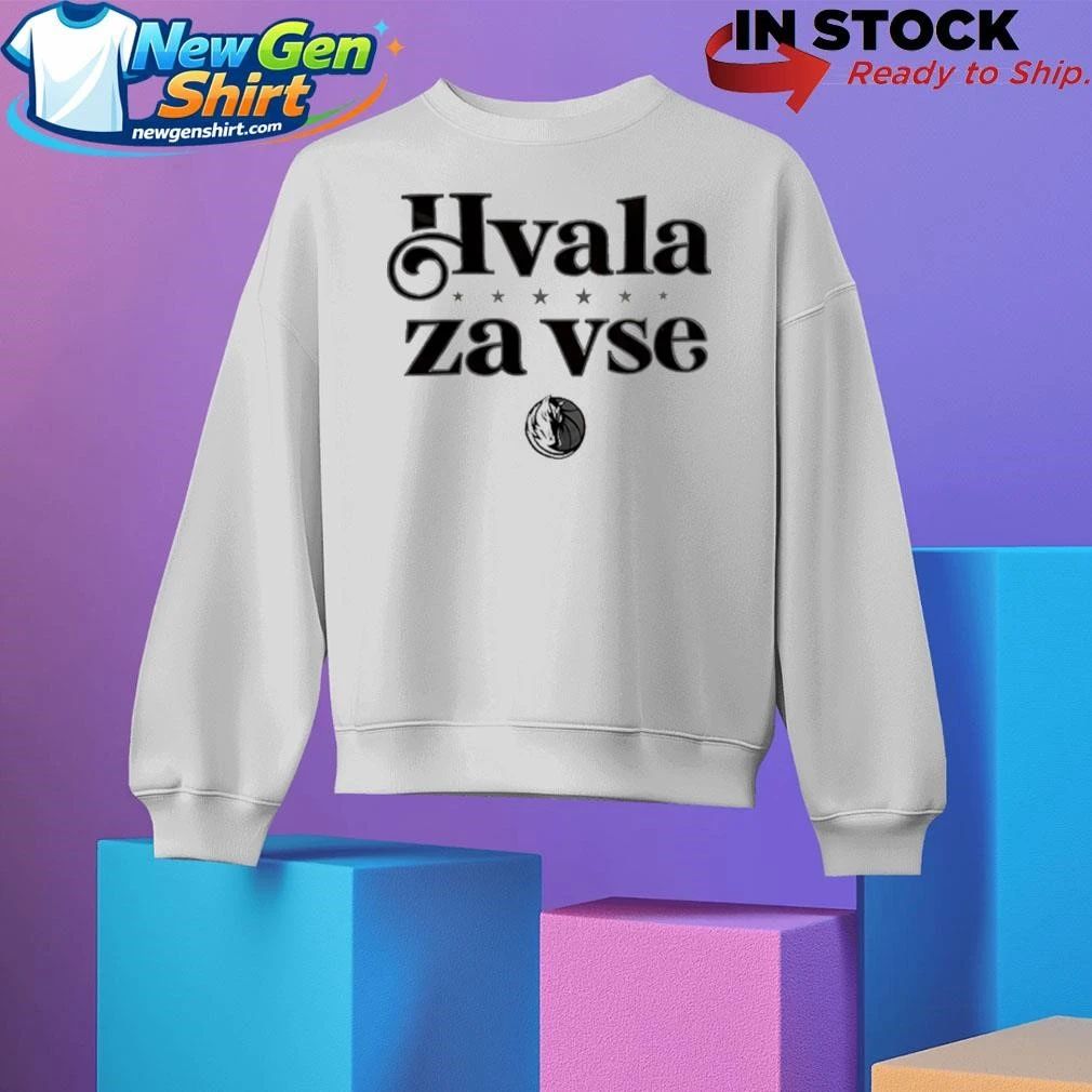 Dallas Mavericks Hvala Za Vse Logo Shirt