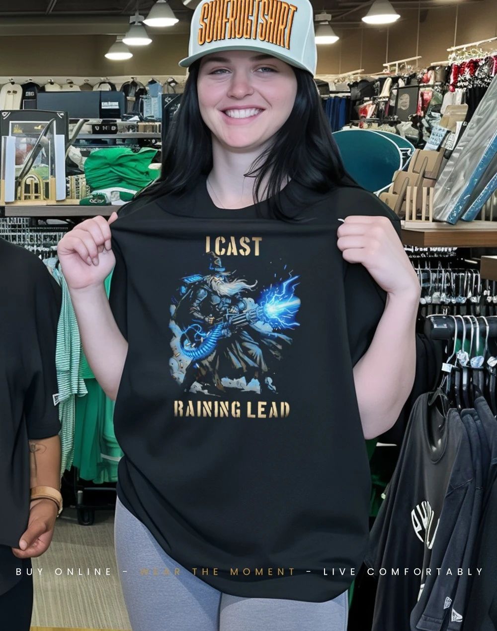 Wizard I Cast Raining Lead shirt