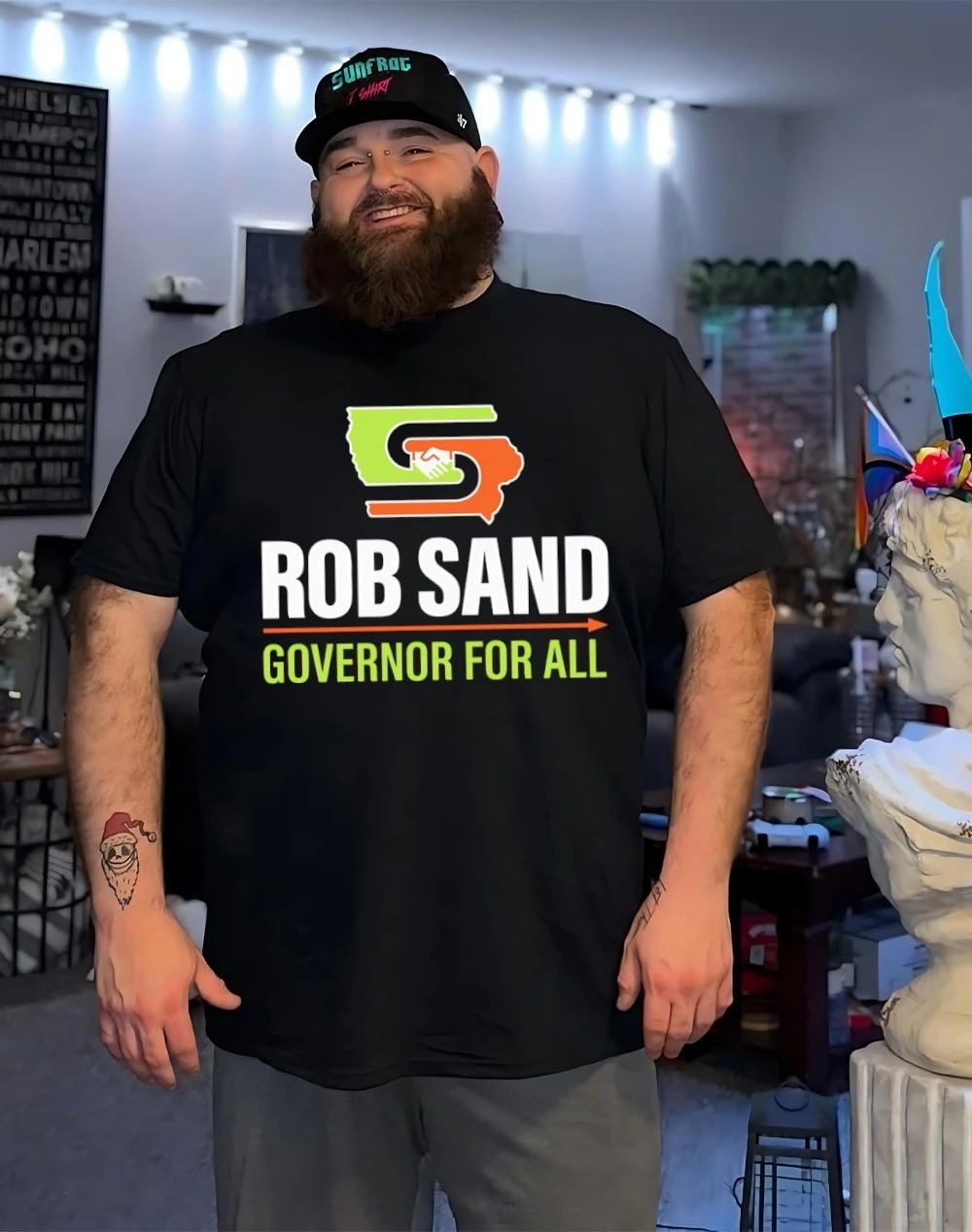 Rob Sand Governor for All shirt