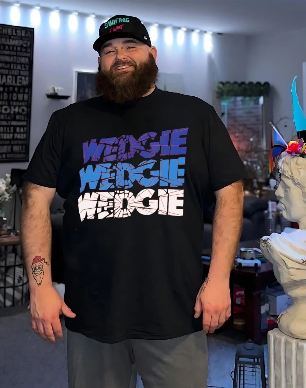 Colorado Avalanche Scott Wedgewood wedgie wedgie wedgie shirt