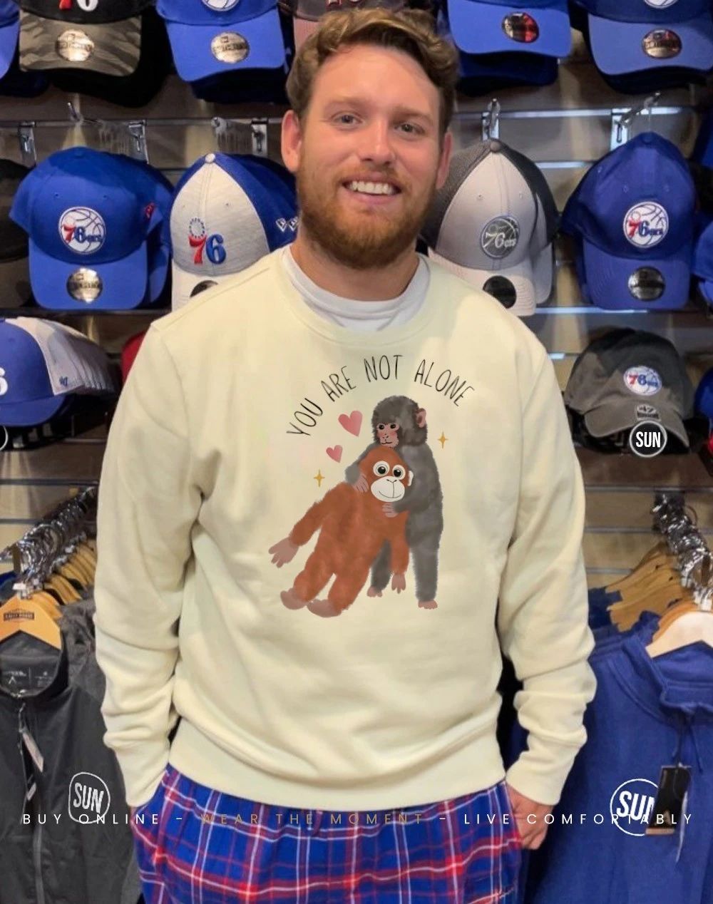 Punch Monkey you are not alone shirt