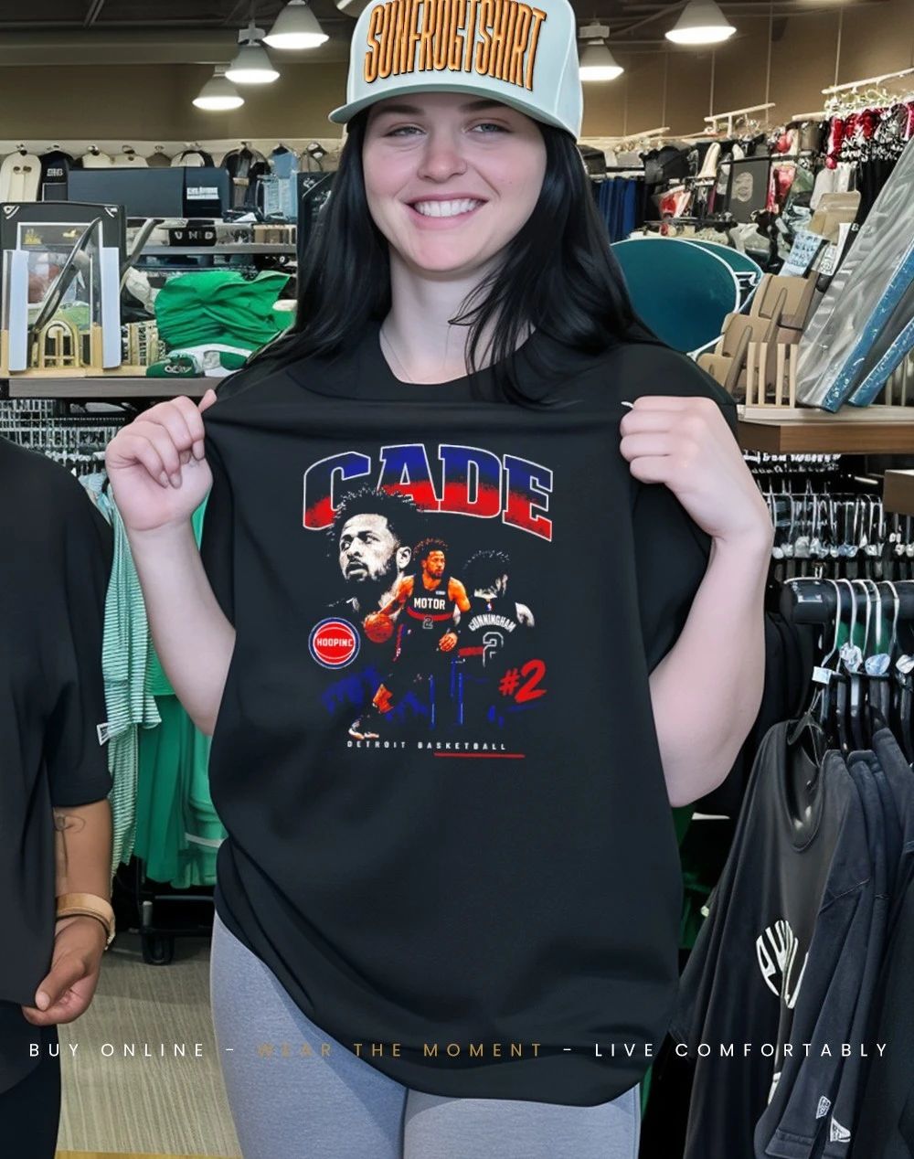Detroit Pistons Cade Cunningham Motor Cade graphic shirt