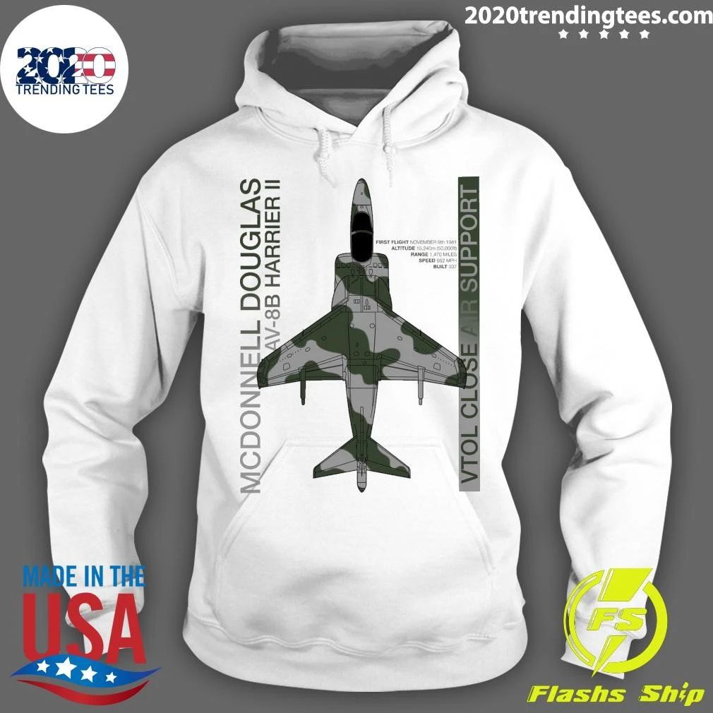 AV-8B Harrier II Blueprint Shirt