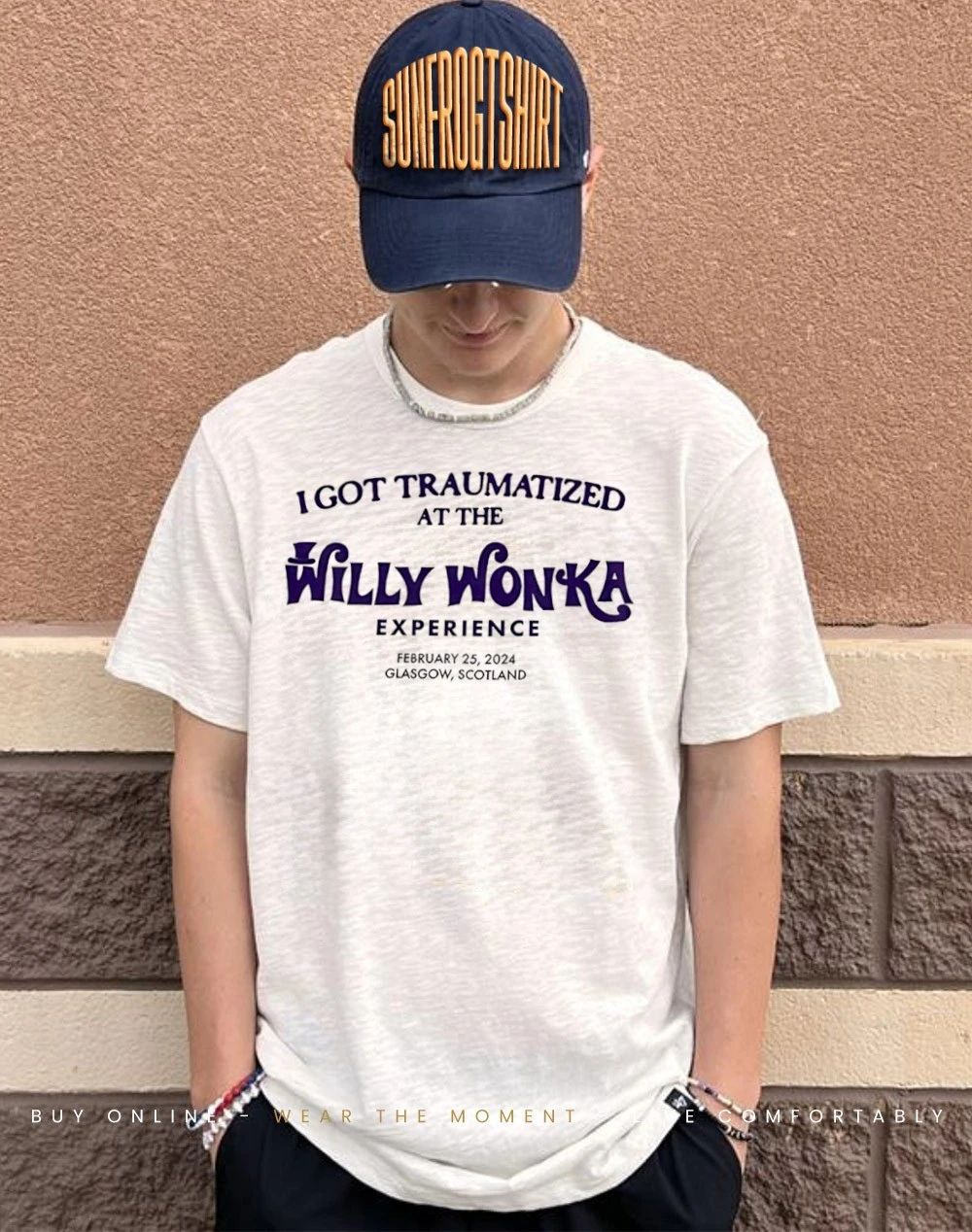 Charlie and the Chocolate Factory I got traumatized at the Willy Wonka experience shirt