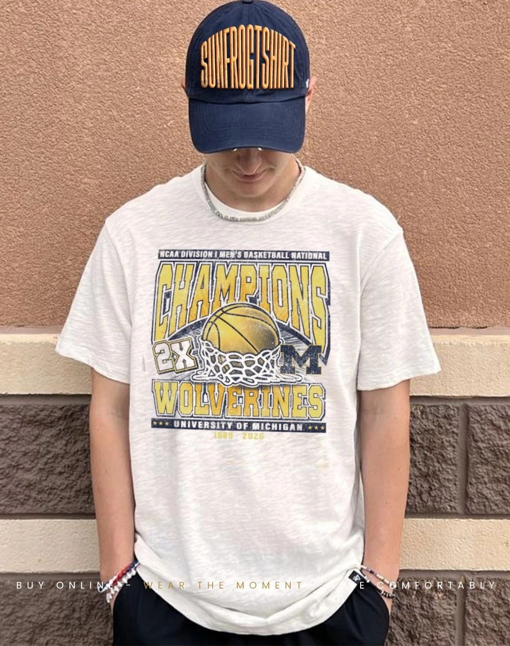 2026 Men’s Basketball National Champions Michigan Wolverines 2x Champs shirt
