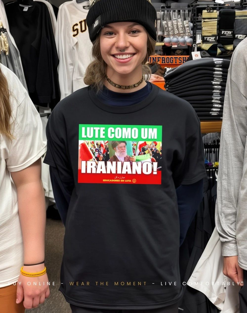 Lute Como Um Iraniano shirt